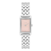Calvin Klein Light Γυναικείο Ρολόι 16mm Ασημί με Ροζ Καντράν 25100197
