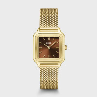 CLUSE Gracieuse Petite CW11830 Γυναικείο Ρολόι 24 mm Καφέ/Χρυσό