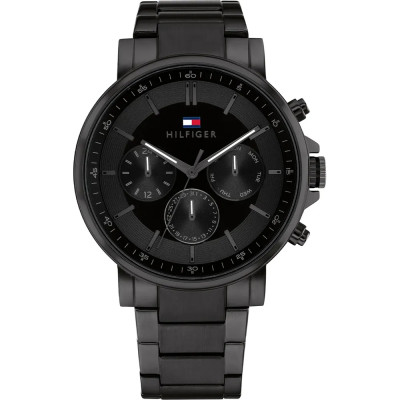 TOMMY HILFIGER Tyson Multifunction Black Dial 1710590 – Ανδρικό Ρολόι Χρονογράφος 44 mm Μαύρο Μεταλλικό Μπρασελέ TOMMY HILFIGER Tyson Multifunction Black Dial 1710590 – Ανδρικό Ρολόι Χρονογράφος 44 mm Μαύρο Μεταλλικό Μπρασελέ