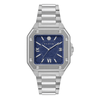 Philipp Plein PWYGA0126 Ανδρικό Ρολόι Plein Edge Μπλε με Ασημί Μπρασελέ 42mm