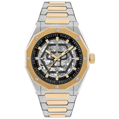 Philipp Plein Plein Deluxe Αυτόματο Ανδρικό Ρολόι 44mm με Ασημί Ατσάλινο Μπρασελέ PWAHA0326 Philipp Plein Plein Deluxe Αυτόματο Ανδρικό Ρολόι 44mm με Ασημί Ατσάλινο Μπρασελέ PWAHA0326