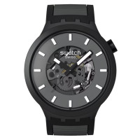 Swatch Past The Horizon SB05B113 – Ανδρικό / Unisex Ρολόι με Γκρι Καουτσούκ Λουράκι