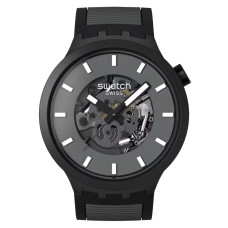 Swatch Past The Horizon SB05B113 – Ανδρικό / Unisex Ρολόι με Γκρι Καουτσούκ Λουράκι
