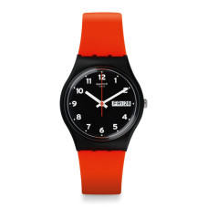 Swatch GB754 RED GRIN Γυναικείο/Unisex Ρολόι 34mm