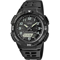CASIO AQ-S800W-1BVEF Ανδρικό Αναλογικό-Ψηφιακό Ρολόι με Ηλιακή Φόρτιση