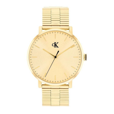 Calvin Klein 25200549 Ανδρικό Ρολόι Quartz Χρυσό Μεταλλικό Μπρασελέ