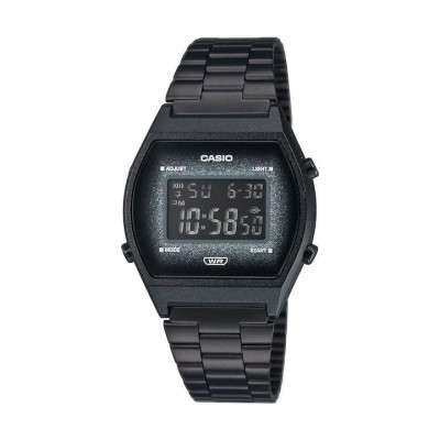 Casio Womens Watch Black Stainless Steel Bracelet B640WBG-1BEF