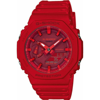 Casio G-Shock GA-2100-4AER Ανδρικό Αναλογικό/Ψηφιακό Ρολόι 49 mm με Κόκκινο Καουτσούκ Λουράκι Casio G-Shock GA-2100-4AER Ανδρικό Αναλογικό/Ψηφιακό Ρολόι 49 mm με Κόκκινο Καουτσούκ Λουράκι