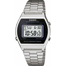 Casio B640WD-1AVEF Vintage Edgy Ψηφιακό Ρολόι – 35 mm, Μεταλλικό Μπρασελέ