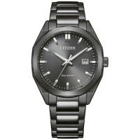 Citizen Eco-Drive Ανδρικό Ρολόι 38mm με Γκρι Καντράν & Γκρι Ατσάλινο Μπρασελέ BM7625-80H