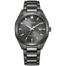 Citizen Eco-Drive Ανδρικό Ρολόι 38mm με Γκρι Καντράν & Γκρι Ατσάλινο Μπρασελέ BM7625-80H