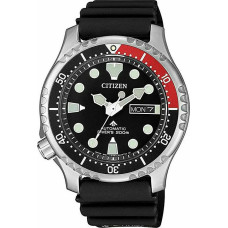 Citizen Promaster Automatic Diver Ανδρικό Ρολόι 42mm με Μαύρο Καντράν & Μαύρο Λουράκι Καουτσούκ NY0085-19E