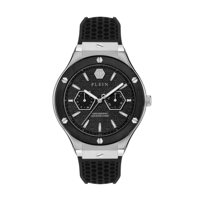 Philipp Plein PW1GA0126 Ανδρικό Ρολόι Underdog Multifunction Μαύρο με Λουράκι Σιλικόνης 44mm Philipp Plein PW1GA0126 Ανδρικό Ρολόι Underdog Multifunction Μαύρο με Λουράκι Σιλικόνης 44mm