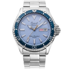 Orient RA-AA0823L – Ανδρικό Ρολόι Αυτόματο Ice Blue με Μεταλλικό Μπρασελέ 41.8mm