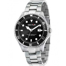Sector 230 Ανδρικό Ρολόι 43mm Quartz με Ασημί Ατσάλινο Μπρασελέ – R3253161058