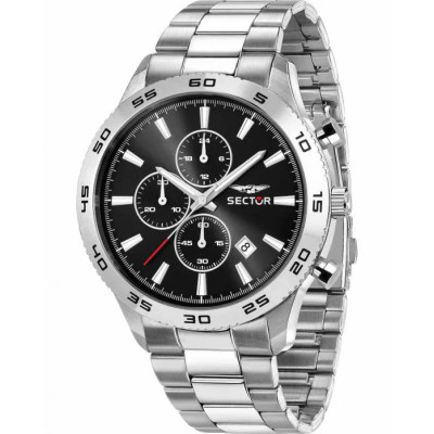 Sector 270 Ανδρικό Ρολόι Χρονογράφος 45mm Quartz με Ασημί Ατσάλινο Μπρασελέ – R3273778010 Sector 270 Ανδρικό Ρολόι Χρονογράφος 45mm Quartz με Ασημί Ατσάλινο Μπρασελέ – R3273778010
