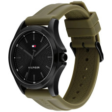 Tommy Hilfiger 1710741 Bruce Ανδρικό Ρολόι Αναλογικό-Ψηφιακό Μπαταρίας Πράσινο Μπρασελέ 43mm