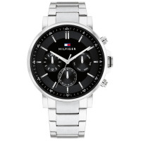 Tommy Hilfiger Ανδρικό Ρολόι Quartz με Ασημί Ανοξείδωτο Μπρασελέ 1710667