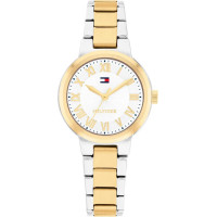 Tommy Hilfiger Tyson Γυναικείο Ρολόι Δίχρωμο με Ασημί Καντράν 1782903