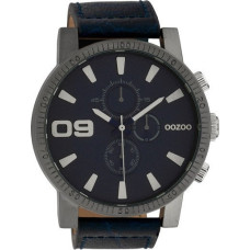 OOZOO TIMEPIECES  Blue Leather Strap 