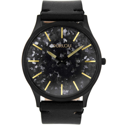 DUKUDU Maurits Black Leather Strap DU-012