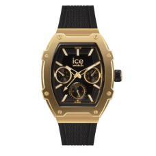 ICE Golden Black boliday – Ρολόι Μαύρο με Χρυσές Λεπτομέρειες από Αλουμίνιο & Καουτσούκ Λουρί 