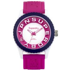 SUPERDRY Ladies Tokyo Fuchsia Rubber Strap