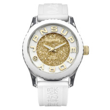 SUPERDRY Ladies Tokyo Shimmer White Rubber Strap SYL174WG