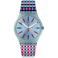SWATCH SUOW709 SWATCH Merenda Multicolor Silicone Strap