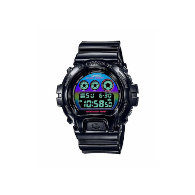 CASIO G-Shock Chronograph Mens Watch Black Rubber Strap DW-6900RGB-1ER