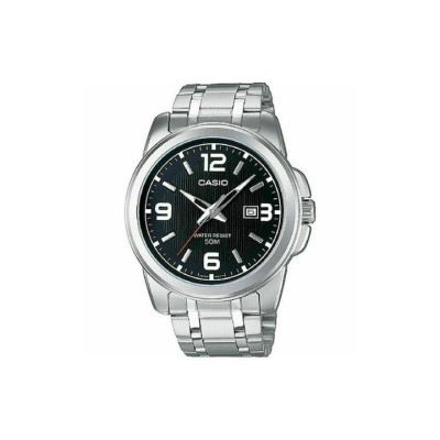Casio Ρολόι Μπαταρίας με Ασημί Μεταλλικό Μπρασελέ MTP-1314PD-1AVEF Casio Ρολόι Μπαταρίας με Ασημί Μεταλλικό Μπρασελέ MTP-1314PD-1AVEF