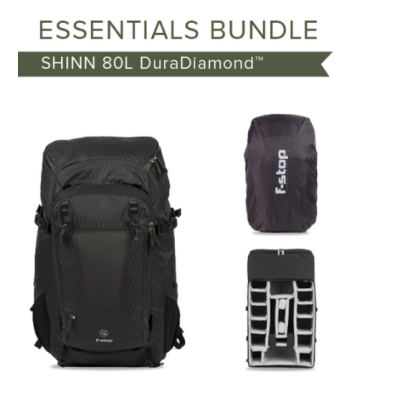 f-stop Shinn DuraDiamond Expedition 80L Backpack Bundle (Anthracite Black) m146-80-01A