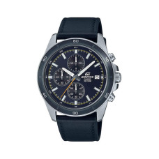 CASIO Edifice Χρονογράφος Ανδρικός Μπλε Δερμάτινο Λουράκι EFR-526L-2CVUEF