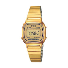 Casio Ρολόι με Χρυσό Μεταλλικό Μπρασελέ LA-670WGA-9D