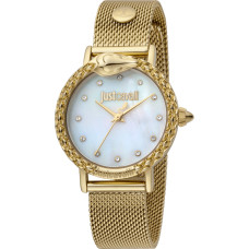 Just Cavalli Womens Watch Animalier Gold Mesh Bracelet JC1L124M0075