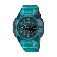Casio G-Shock Bluetooth Mens Blue Silicone Strap GA-B001G-2AER