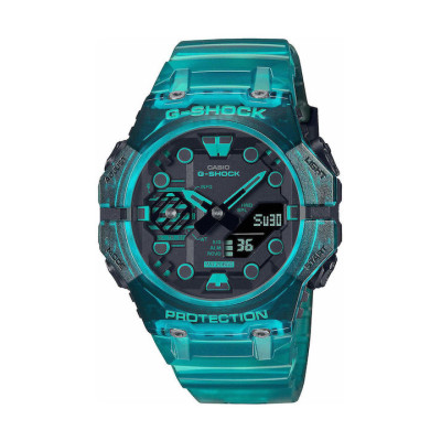 Casio G-Shock Bluetooth Mens Blue Silicone Strap GA-B001G-2AER