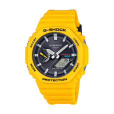 Casio G-Shock Mens Yellow Resin Strap GA-B2100C-9AER