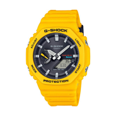 Casio G-Shock Mens Yellow Resin Strap GA-B2100C-9AER