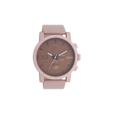 OOZOO TIMEPIECES 48mm Unisex Taupe Leather Strap C11218