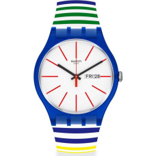 SWATCH SUON715 SWATCH Home Strip Home Multicolor Silicone Strap