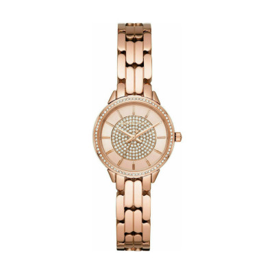 Michael Kors Allie Pink Gold Tone Stainless Steel Bracelet MK4413