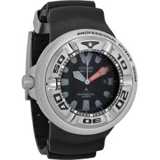 Citizen Eco-Drive Professional Diver 300M Black Rubber Strap BJ8050-08E