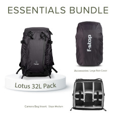 f-stop Lotus 32L Adventure and Travel Camera Backpack Anthracite Bundle  (matte black) m135-70-01a