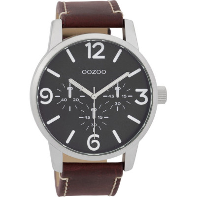 OOZOO   C9652 Brown Leather Strap
