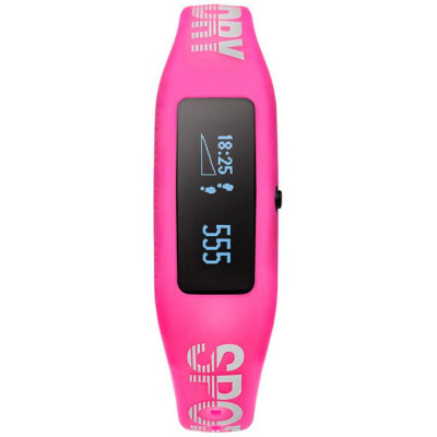 SUPERDRY Fitness Tracker Pink Rubber Strap SYG202P