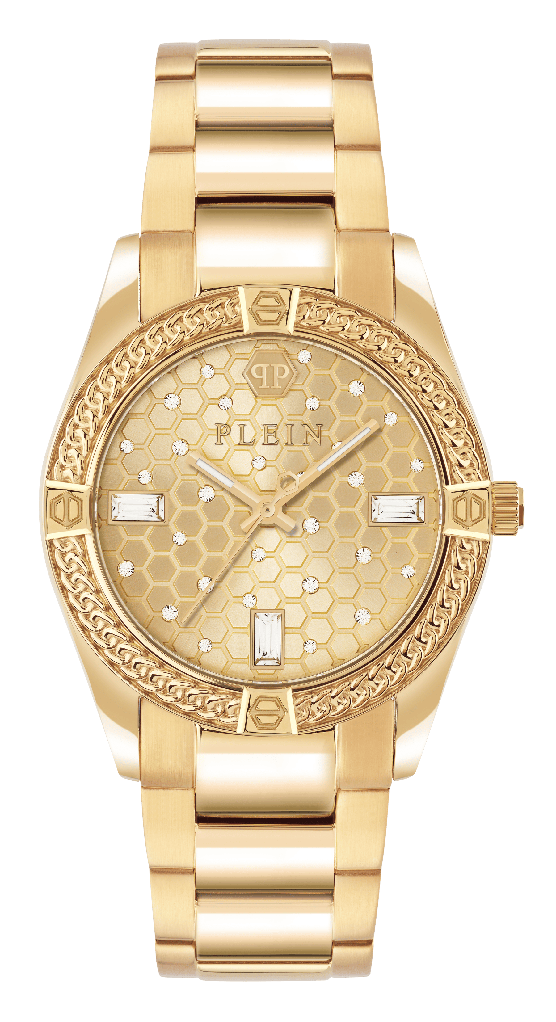 PHILIPP PLEIN ICON CHAIN LADY GOLD STAINLESS STEEL BRACELET PW1FA0425