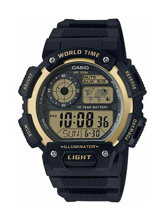 CASIO ILLUMINATOR WORLDTIME AE-1400WH-9A
