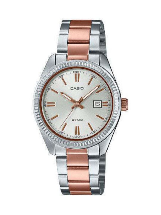 CASIO Collection Ladies Stainless Steel Bracelet LTP-1302PRG-7AVEF