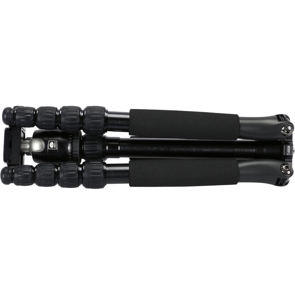 Sirui T-005SK T-0S Series Travel Tripod with B-00 Ball Head (Black, Aluminum)